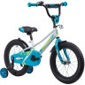 Детский велосипед NOVATRACK VALIANT 16” бело-голубой 163VALIANT.WT9